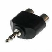 Audio Adaptor 3.5mm-2RCA M/2F 