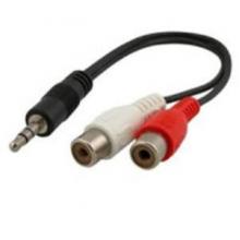 3.5mm - 2RCA Cable Adapter M/2F