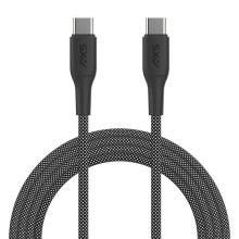 AXS PROCharge Premium USB-C to USB-C Braided Cable (1.2M) | Black/Grey