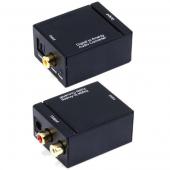 Audio Converter Digital to Analog - Coaxial or Toslink digital audio signals to Analog L/R audio