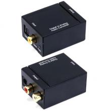 Audio Converter Digital to Analog - Coaxial or Toslink digital audio signals to Analog L/R audio