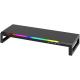 Marvo DZ-01 RGB Computer Monitor Stand, RGB Illumination Effects, 4Ports USB Interface w/ Data Transfer, Anti-Slip Protective Mats, Touch Control Back