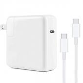 61W Apple Power Adapter Type C Laptop Charger With USB C Cable For MacBook Pro A1706 13" / Air 12'' 13'' 15'' (US/Canada Plug)