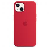 iPhone 15 Pro Max Silicone Case with MagSafe - Red