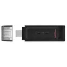 Kingston DataTraveler 70 128GB Portable and Lightweight USB-C flashdrive with USB 3.2 Gen 1 speeds (DT70/128GBCR)