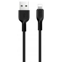 HOCO Cable “X20 Flash” charging data sync lightning, 2 meter, Black