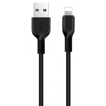 HOCO Cable “X20 Flash” charging data sync lightning, 2 meter, Black