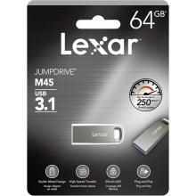 Lexar JumpDrive M45 64GB USB 3.1 Flash Drive (LJDM45-64GABSLNA)